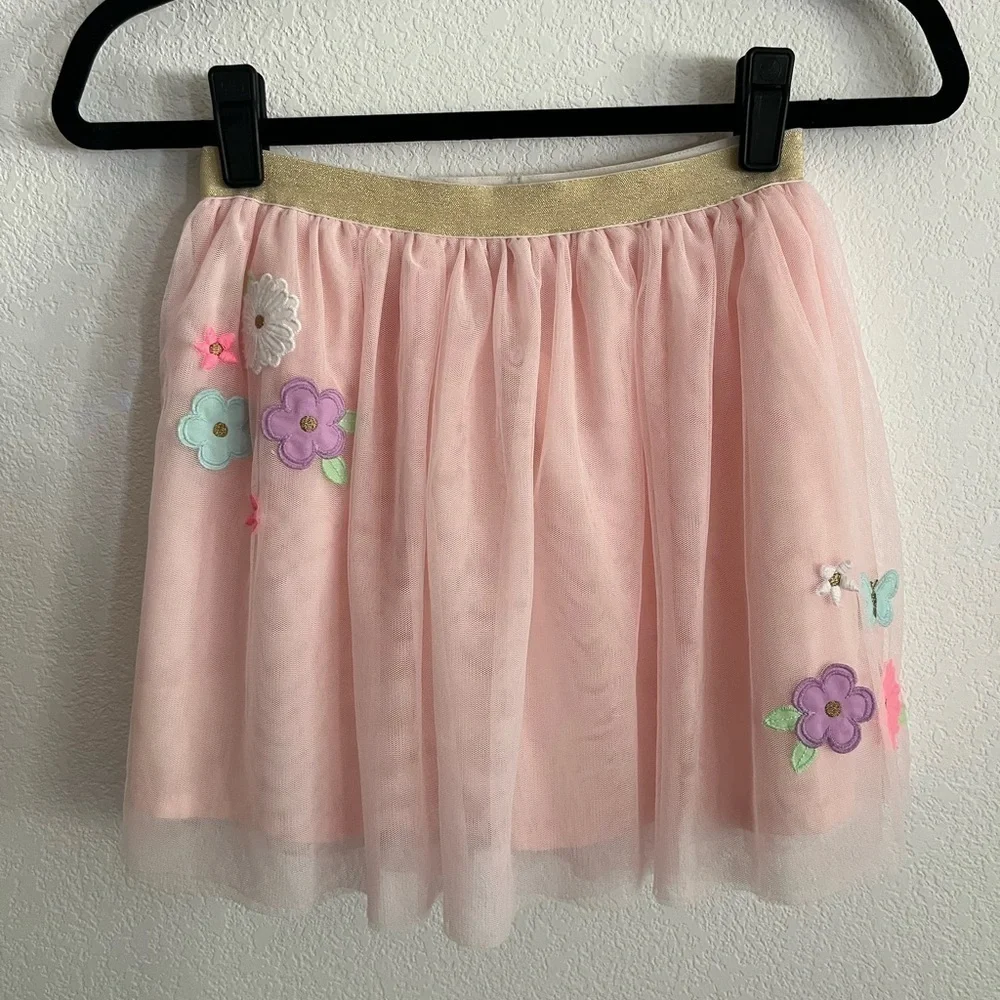 Oshkosh B’gosh Girls Embroidered Flower Tulle Skirt
